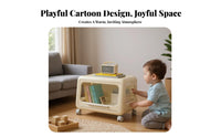 Multi-Drawer Rolling Toy Chest Colorful Design Organizer modular unitary With casters