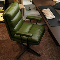 Comfortable padding Ergonomic Rolling Chair 360-Degree rotate Computer Seat Adjustable Height Office Furniture Minimalist design for Home Workers, Students, Adults, Study Room, Bedroom