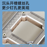 Imbot 86 Box Switch Socket Opening Mold - Aluminum Alloy and Acrylic, Thickened, National Standard 72mm Hole Spacing