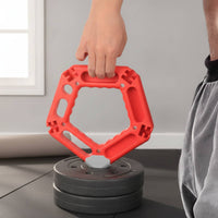 Grip Training Handle with Mounting Post Rigid Strength Training Handle Hand Gripper Adjustable Exerciser Non-Slip for Climbers
