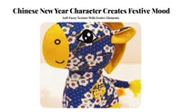 Year of the Horse Stuffed Creature Festive Design Chinese New Year Horse Doll Horse Plush Stuffed Ie Super Soft PP Cotton