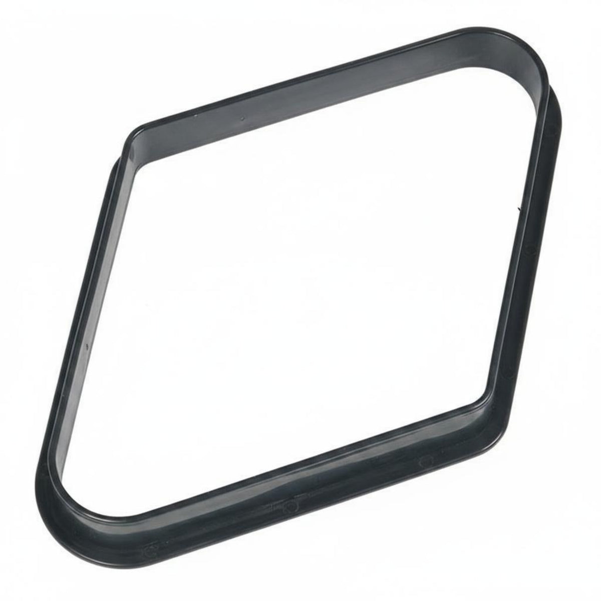 Rounded-Corner 9-Ball Rhombus Rack Single-Piece Nine-Ball Rack Slimline Table Game Accessory Unobstructed Frame