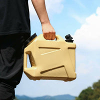Food Grade Camping Water Carrier Large Opening Water Jug with Spigot Double Handle Design for Outdoor