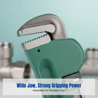 Heavy-Duty Adjustable Jaw Wrench, Large Opening, Multi-Function Automatic Tightening Tool for Home Installation & Removal