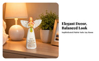 Engraved Retirement Message Resin Angel Statue Tabletop Angel Figurine Detailed Design Home Decor Gift Idea