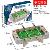 Wooden Tabletop Foosball Game for Kids