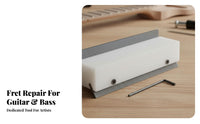 Professional Grade 45 Degree Fret End File Easy to Use Fret End Beveling File Long-Lasting for Guitarists, DIY Enthusiasts, Workshop