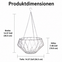 Foldable Metal Fruit Basket, 3-Tier Hanging Basket for Kitchen, Space-Saving, Modern in Silver, Perfect for Small Apartments