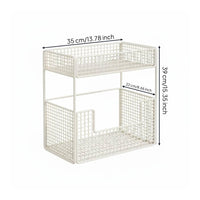 360° Swivel Wheels Fruit Vegetable Storage Cart Heavy-Duty Rolling Vegetable Rack Lockable Casters Rolling Kitchen Cart Rust-Proof for Pantry