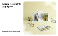 Space-Saving Desktop Storage Rack adaptable Placement creatureShaped Desk Organizer adaptable Sturdy Construction for Children, Students, Parents, Bay sill, Study Room, Home Office, vanity Top