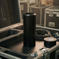Lightweight unsealedEnd Mic Tube Cover Black Cylindrical Audio Device Cover Glossy Audio Accessory Polished