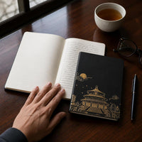 A5 Thickened Business Notebook with Customizable Logo, Vintage Style for Office and Students
