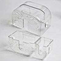 Office Desk Tissue Box for Home Office, Waterproof Wipes Dispenser for Kitchen Wipes, Wall Mounted Acrylic Tissue Boxes, Facial Tissue Holder