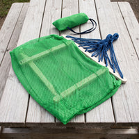 Ice Silk Hammock Chair with Wooden Bar for Indoor Outdoor Relaxation