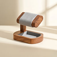 Watch Organizer with Tray Padded Watch Stand with Tray Countertop for Dressing Table, Retail Showcase