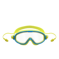 Adjustable Swim Goggles with Earplugs Silicone Swimming Goggles with Earplugs Panoramic Swim Glasses Comfortable for Beach