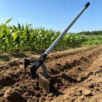 Weed Root Remover with Light Gray Tubular Shaft Long Handle Extracteur for Agricultural Garden Field