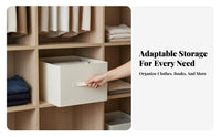 Foldable Design Stackable Drawer Organizer Space-Saving Stackable Pull-retractable container Multi-Functional Closet Container Sturdy Frame for Students, Families, Parents, Wardrobe, Bedroom, Dorm Room, Under Bed