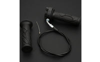 Metal Linkage Motorcycle Throttle Control Rubber Grips ATV Throttle Control Textured Vehicle Part Anti-Slip