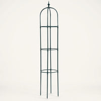 Indoor Plants Garden Trellis for Plant Support, Plant Supports for Outdoor Plants and Garden Obelisk, Pre-Assembled U-Shaped Design, 76cm