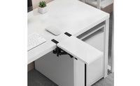 No-Drill Desk Extension Board with Clamp Ergonomic Clamp-on Desk Extender Collapsible Foldable Keyboard Shelf Long-Lasting for Students
