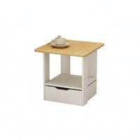 Modern Design 2-Drawer Nightstand Minimalist and design Bedside Table Space Saving Bedroom Storage Sturdy Construction for Apartment Dwellers, Students, Residents, Small areas, Dorm Room, Office