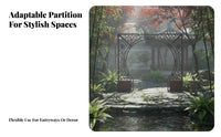 Hardwood Wood Chinese Moon Gate Antique & design Room Divider Intricate Carving partition screen Screen Hollow-openwork Lattice for Interior Designers, Cultural aficionados, Entranceway, teahouse House, Hotel Lobby, Restaurant