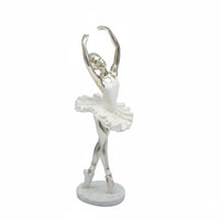 Dancing Ballet Dancer Figurine Resin Ballerina Figurine Gift Dancing Girl Ornament for Entryway