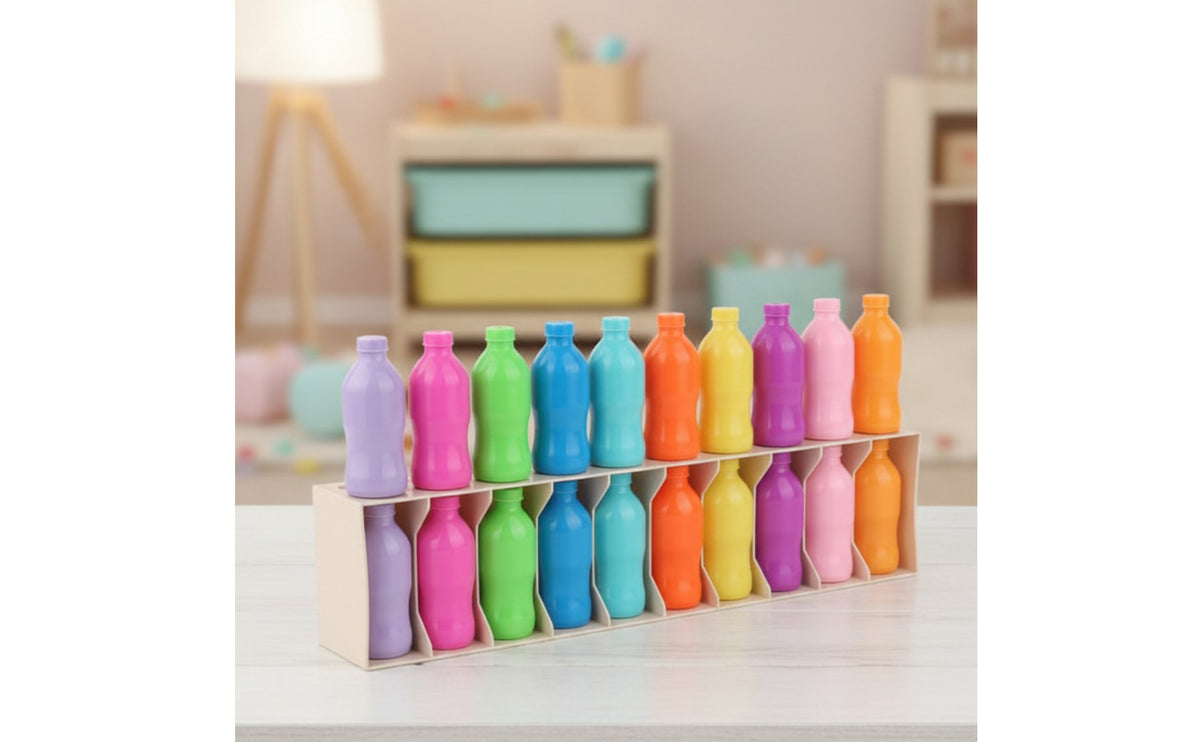 Bottle Color Matching Game Early Education Color Bottle Matching Game Parent-Child Interaction for Young Children, Preschoolers, Classroom, Daycare