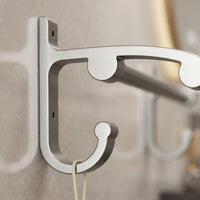 Towel Rack Wall Mounted for Bathroom Organization, Space Aluminum No Drill Storage, Toilet Bar for Washroom, for Homeowners with Various Lengths