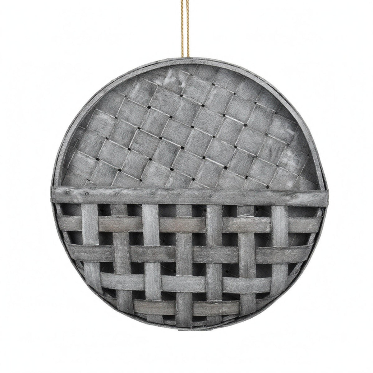 Woven Wall Basket Easy to Hang Round Wall Basket Rustic Charm for Living Room