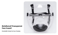 Thickened Material Taekwondo Face Mask Easy Installation Transparent Training Face Protector Anti-Strike Taekwondo Helmet Mask Breathable for Adults, Beginners