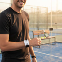 Adjustable Elastic Strap Padel Tennis Scorekeeper Handsunrestricted Padel Scorekeeper Easy to Read for Court, Competition, Training