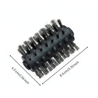 Electric Grill Brush Attachment Easy Installation Roller Brush Head Heat-Resistant Electric Grill Cleaner Head for Camping