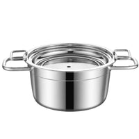 stainless steel Hot Pot Stainless Steel Hot Pot Polished Cookware for Solo Diners