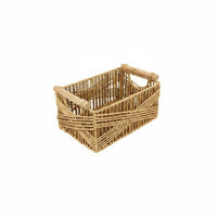 Paper Rope Storage Basket Stackable Braided Container Basket Toilet Paper Organizer for Vanity