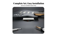 Low Noise Single Coil Size Humbucker Humbucking Single Coil Sized Humbucker Hum Cancelling Hot Pickup High Output for Electric Guitarists, Musicians, DIY Enthusiasts, Instrument Repair, Live Performance, Studio Recording
