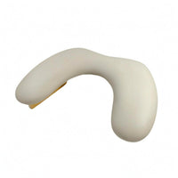 Folding Nail artwork Hand Pillow Support Structure Wood and Leather Hand Pillow Comfortable Beauty Accessory