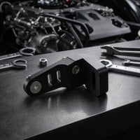 Power Steering Pump Mounting Bracket Slotted Power Steering Bracket Aluminum for Car Enthusiasts, Engine Swap