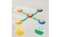 9 Pieces Stepping Stones with Balance Beams Light-up  Balance Set Musical Stepping  Young Children, Kids, Playroom, Home