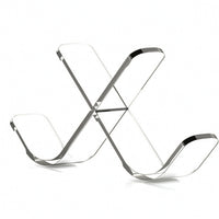 Acrylic Puck Stand with Cradle One-Piece Puck Display Stand Transparent Display Case with Cradle Modern for Shelf, Home Office