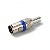 Hardware Precision-Machined Metal Connector Adapter for Audio Setups, Studio