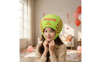 Soft Softball Head Cover Lightweight Soft Fabric Hat Decorative Novelty Hat Funny for Performers
