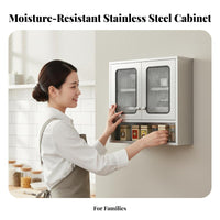 Kitchen Hanging unit Space-Saving mounted Cabinet adaptable Simple Design for Laundry Room