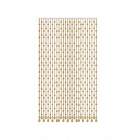 Beaded String Curtain Punchtool-No-Drill Installation Room Divider Transparent