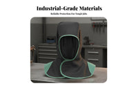 Dust-Proof Welder Safety Shawl Hood Long-Lasting Metalworking Shawl Cap Lightweight for Metalworkers, Fabricators