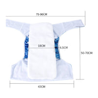 Adult Diaper with Inserts Absorbent Adult Cloth Diaper Breathable for Elderly