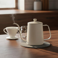 Gooseneck Coffee Kettle Stovetop Safe Gooseneck Kettle Hand Infusion Coffee Pot Ergonomic Handle Flow-over Infusion Pot at No