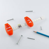 Adjustable Clamps Hanging and Positioning Ruler Printed Measurement Markings Picture Hanging Ruler Handheld Wall Art Aligner Allall-in-All-in-One-Piece