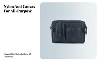 Compact Utility Pouch Waist Tool Bag Rectangular Tool Waist Bag Zippered Multiple Pockets for Work Place